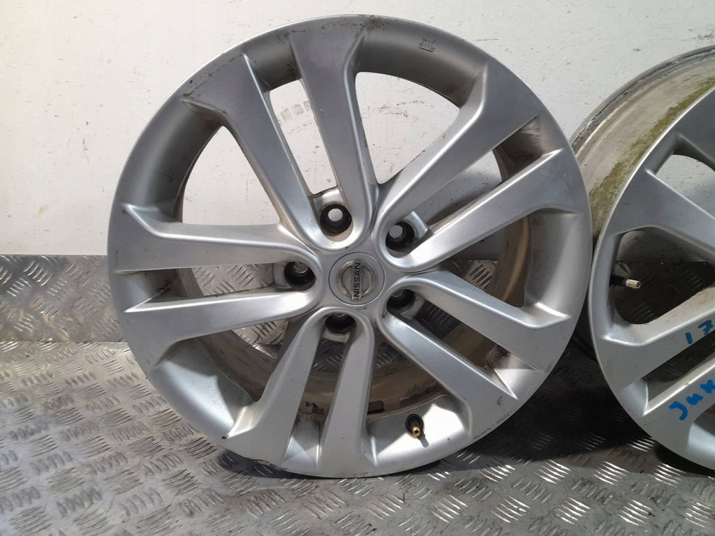 4x Alufelge 17 Zoll 7.0" 5x114.3 38ET Glanz Silber N45701 Nissan Sentra Juke F15 FEL2454501896bq