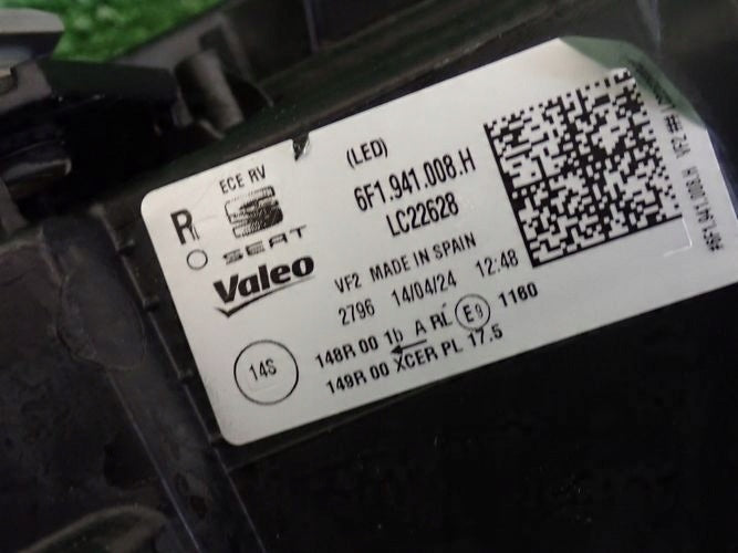 Frontscheinwerfer Seat Ibiza V 6F1941008H Full LED Rechts Scheinwerfer Headlight