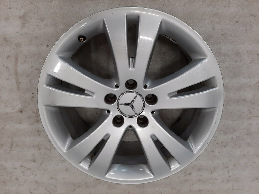 1x Alufelge 17 Zoll 7.5" 5x112 47ET Glanz Silber A2044010402 Mercedes-Benz W204