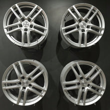 Laden Sie das Bild in den Galerie-Viewer, 4x Alufelge 17 Zoll 7.5" 5x112 38ET Glanz Silber KBA51746 Audi A4 B8 Rim Wheel FEL6598104972ky