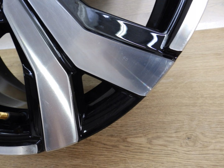 1x Alufelge 16 Zoll 6.5" 4x100 45ET Glanz Schwarz 403004026R Dacia Sandero III I FEL3263172140by