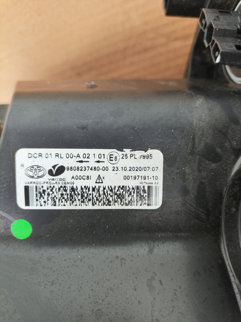 Frontscheinwerfer Toyota Proace 9808237480 85122000 Xenon Rechts Headlight SCH9393589121tq