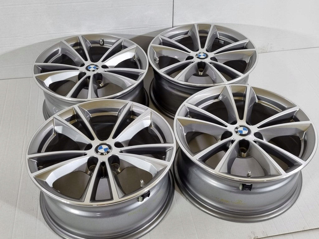 1x Alufelge 17 Zoll 7.5" 5x112 27ET Glanz Graphit BMW G31 G30 Rim Wheel FEL7242730095vm