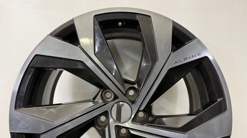 1x Alufelge 20 Zoll 8.0" 5x114.3 40ET Glanz Schwarz 403001493R Alpine I FEL4951781037qn