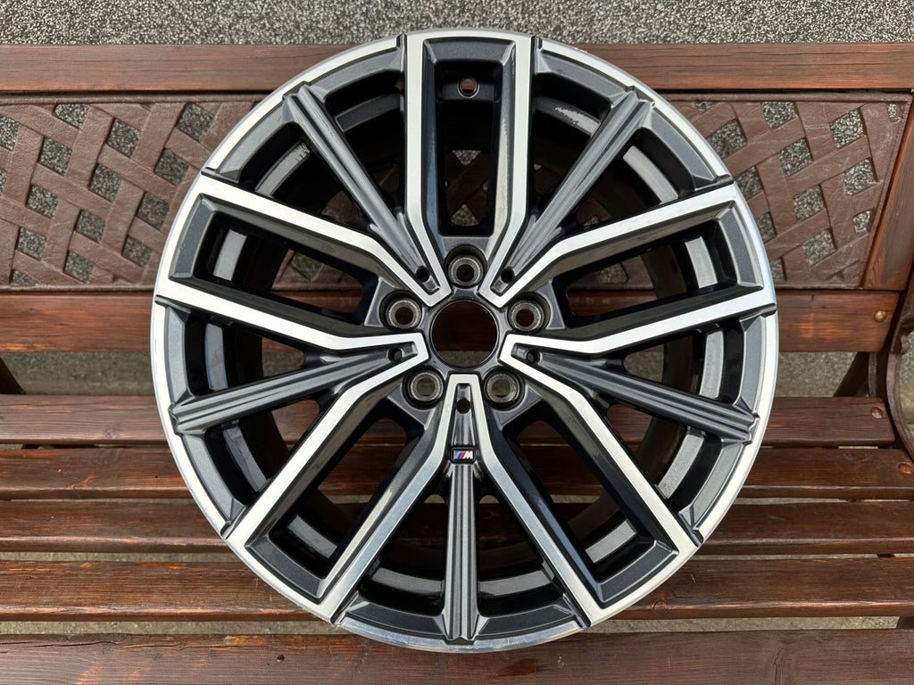 1x Alufelge 18 Zoll 7.5" 5x112 50ET Glanz Graphit 6891179 BMW 2 Tourer Mg FEL9902613186pb