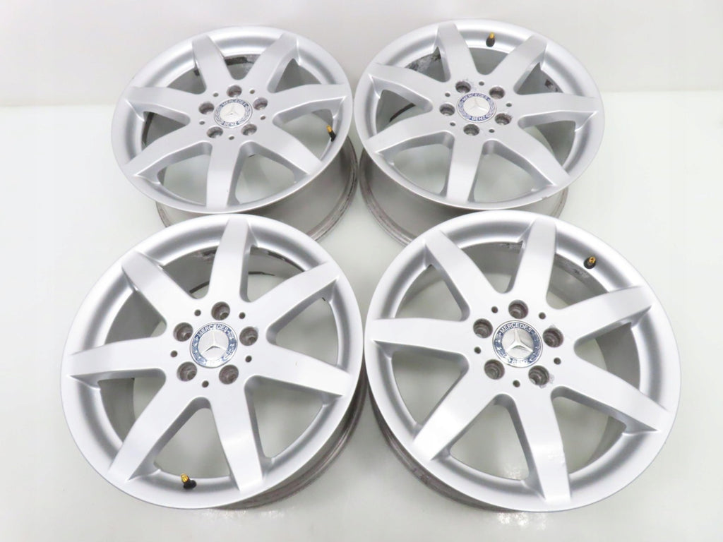 4x Alufelge 17 Zoll 7.5" 5x112 47 5ET Silber A2044015902 Mercedes-Benz W204 FEL7227578457cy