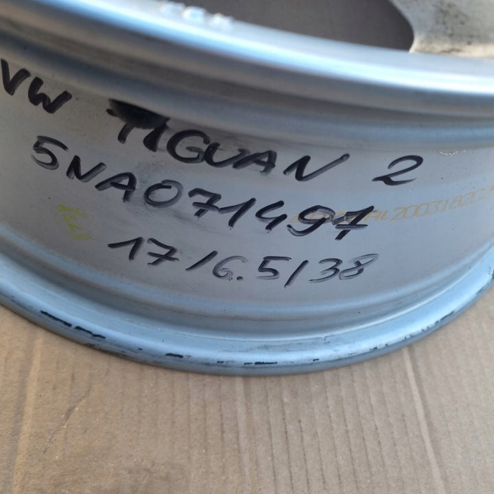 1x Alufelge 17 Zoll 6.5" 5x112 38ET 5NA071497 VW Tiguan Rim Wheel FEL4499556954ty