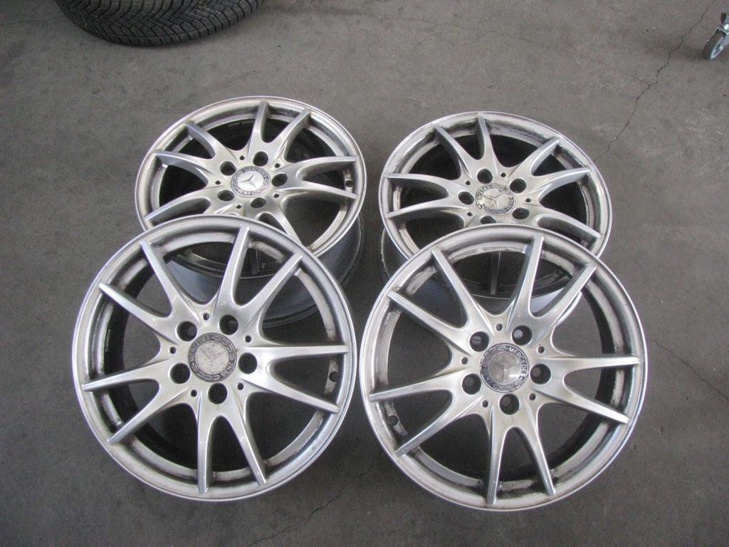4x Alufelge 16 Zoll 6.5" 5x112 49ET Glanz Silber A2464011302 Mercedes-Benz W246 FEL1725640727bz