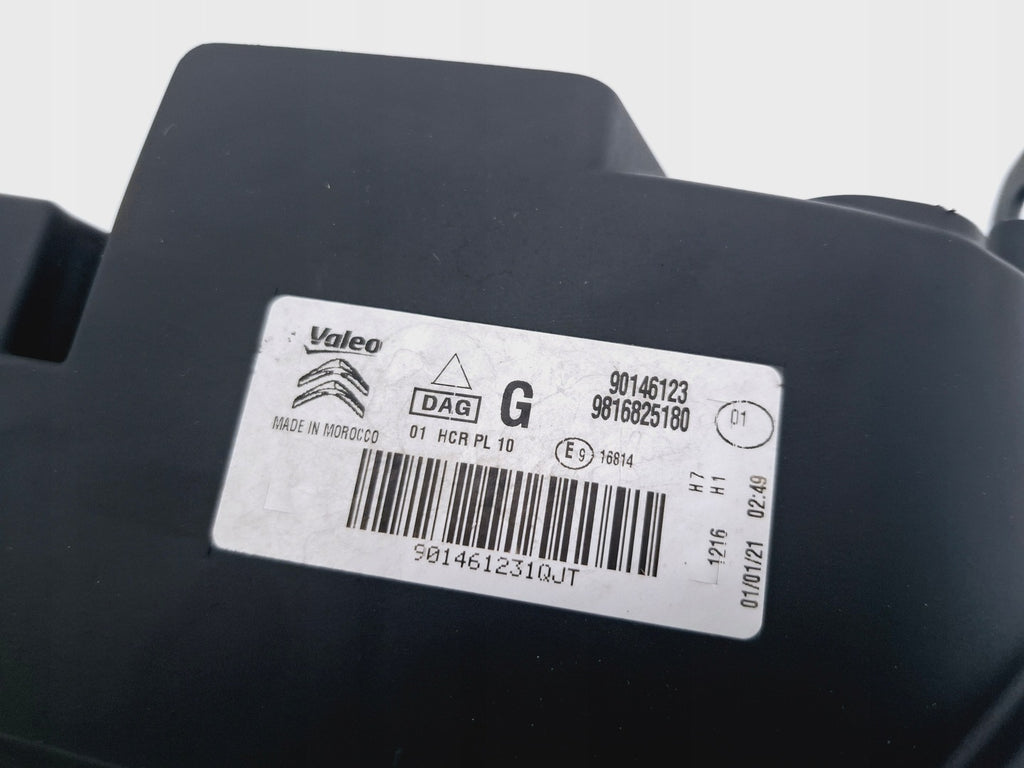 Frontscheinwerfer Citroën Berlingo 9816825180 Links Scheinwerfer Headlight