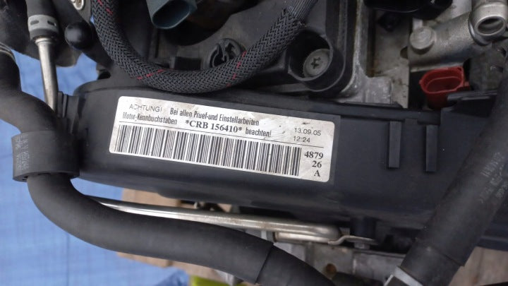 Motor Audi A3 CRB CRBC CRBD 2.0 TDI 170TKm Diesel Engine Komplett MOT6427184236bk