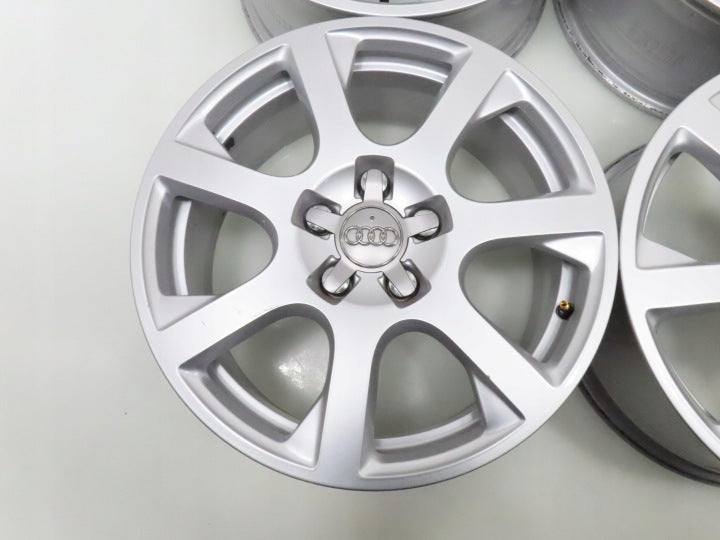 4x Alufelge 17 Zoll 7.0" 5x112 37ET Glanz Silber 8R0601025E Audi Q5 Q3 Rim Wheel FEL5979320567jx