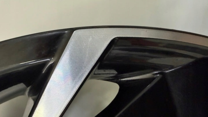 1x Alufelge 19 Zoll 7.5" 5x114.3 49 5ET Glanz Schwarz 52910-G1110 Hyundai I FEL6876782074om