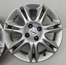 Laden Sie das Bild in den Galerie-Viewer, 4x Alufelge 16 Zoll 6.0" 4x100 37ET Schwarz Opel Meriva Corsa E D Rim Wheel FEL7797532194hl
