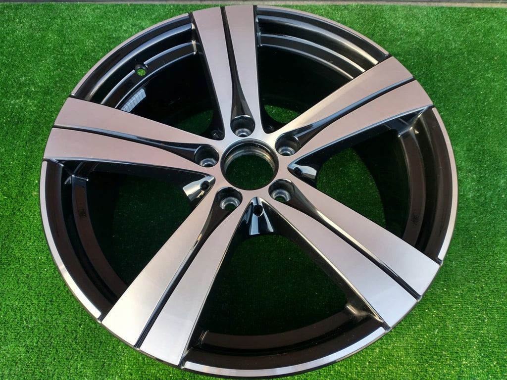 1x Alufelge 18 Zoll 7.5" 5x112 40ET Glanz Schwarz A2064014700 Mercedes-Benz W206 FEL5420688108pn