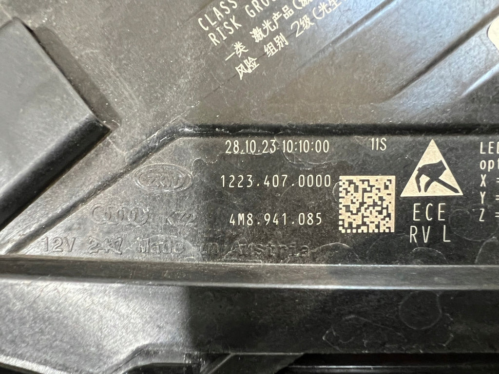 Frontscheinwerfer Audi Q8 4M8941085XXX Laser Links Scheinwerfer Headlight SCH2179498965qg