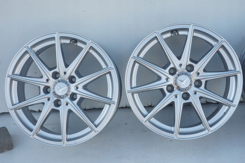 4x Alufelge 16 Zoll 6.5" 5x112 44ET Glanz Silber A1774011100 Mercedes-Benz W177 FEL8822746871up
