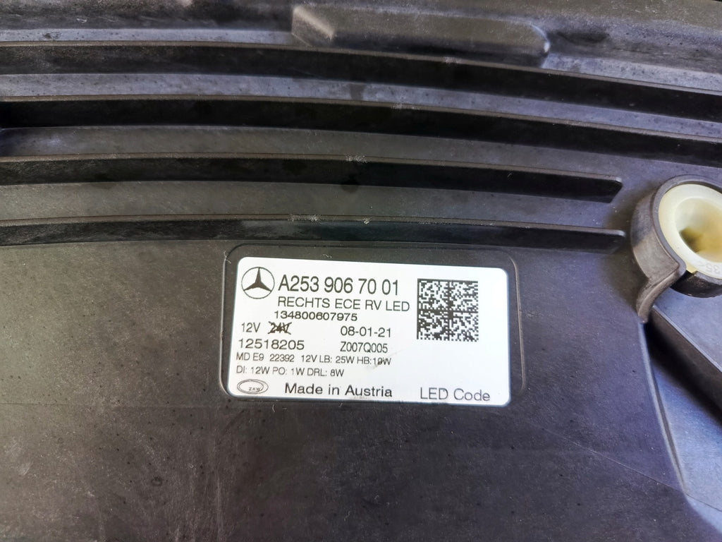 Frontscheinwerfer Mercedes-Benz Glc A2539067001 Full LED Rechts Headlight SCH2645807750nt