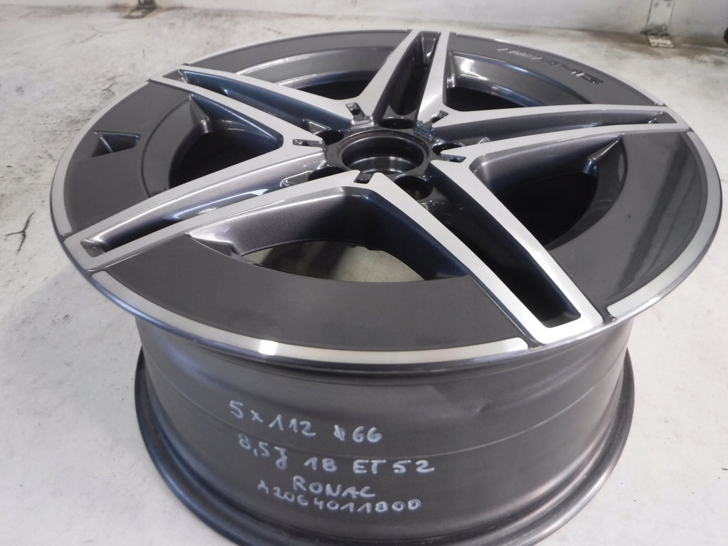 1x Alufelge 18 Zoll 8.5" 5x112 52ET Glanz A2064011800 Mercedes-Benz W206 Mg FEL4868494135tx