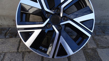 Load image into Gallery viewer, 1x Alufelge 17 Zoll 6.5" 5x112 52ET Glanz Schwarz 5TA601025R VW Touran Rim Wheel FEL6160905449cx