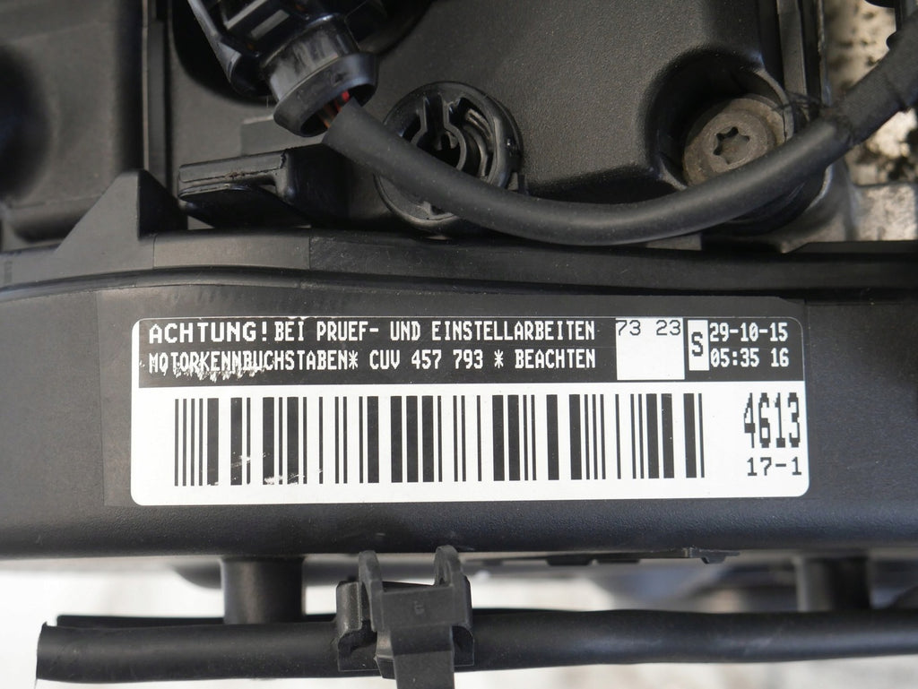 Motor VW Tiguan CUVC 2.0 TDI 150PS 110kW 111TKm 2015 Diesel Engine Unkomplett