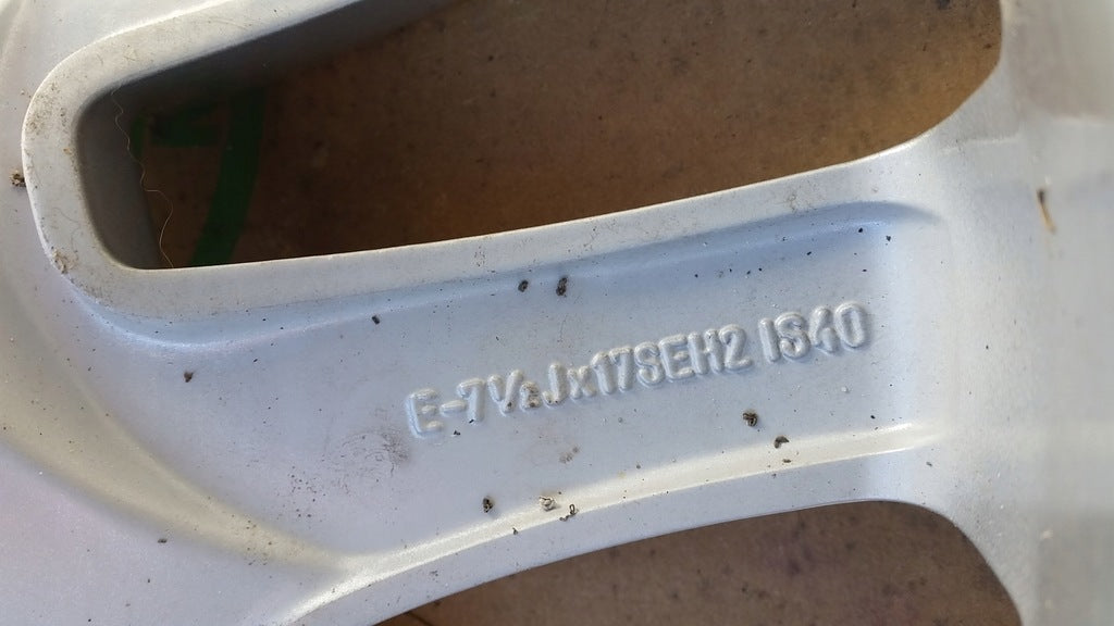 1x Alufelge 17 Zoll 7.5" 5x120 40ET Glanz Silber 6761929 BMW X5 E53 Rim Wheel FEL9471142556kp