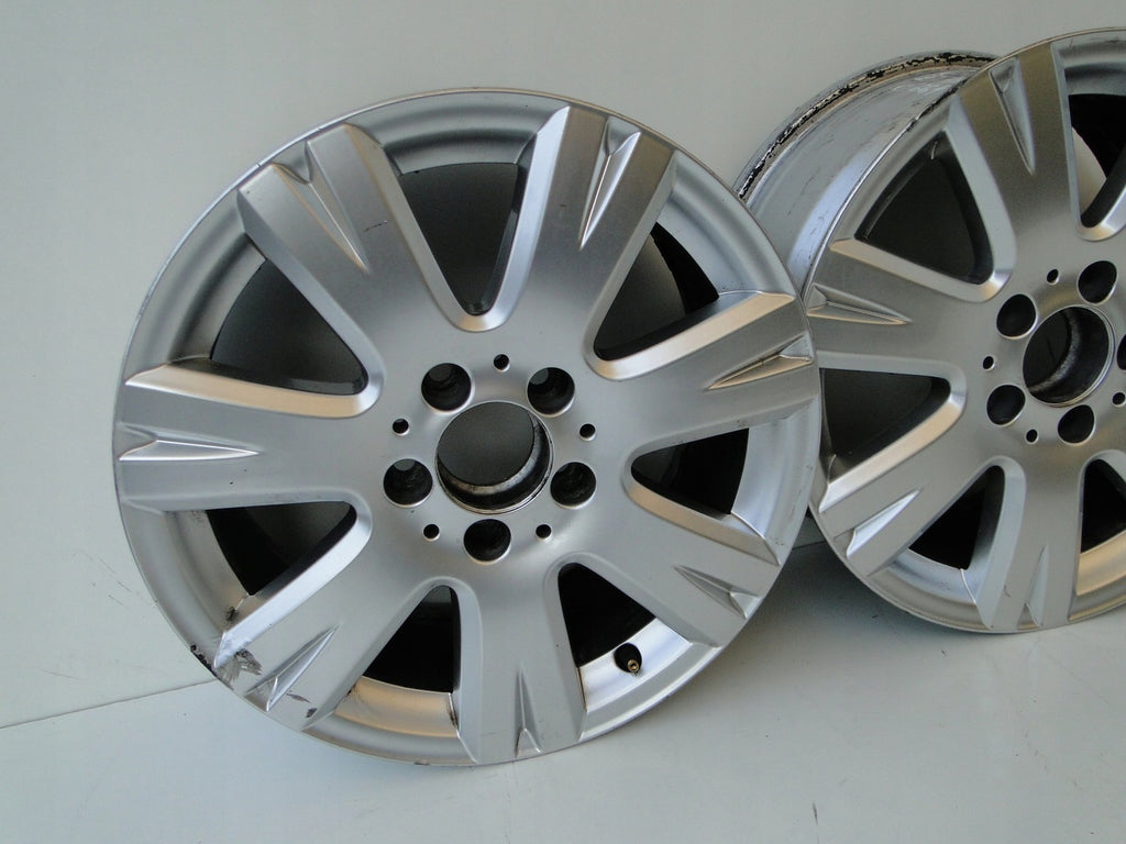 4x Alufelge 16 Zoll 7.0" 5x112 49ET Silber A2044012602 Mercedes-Benz Rim Wheel