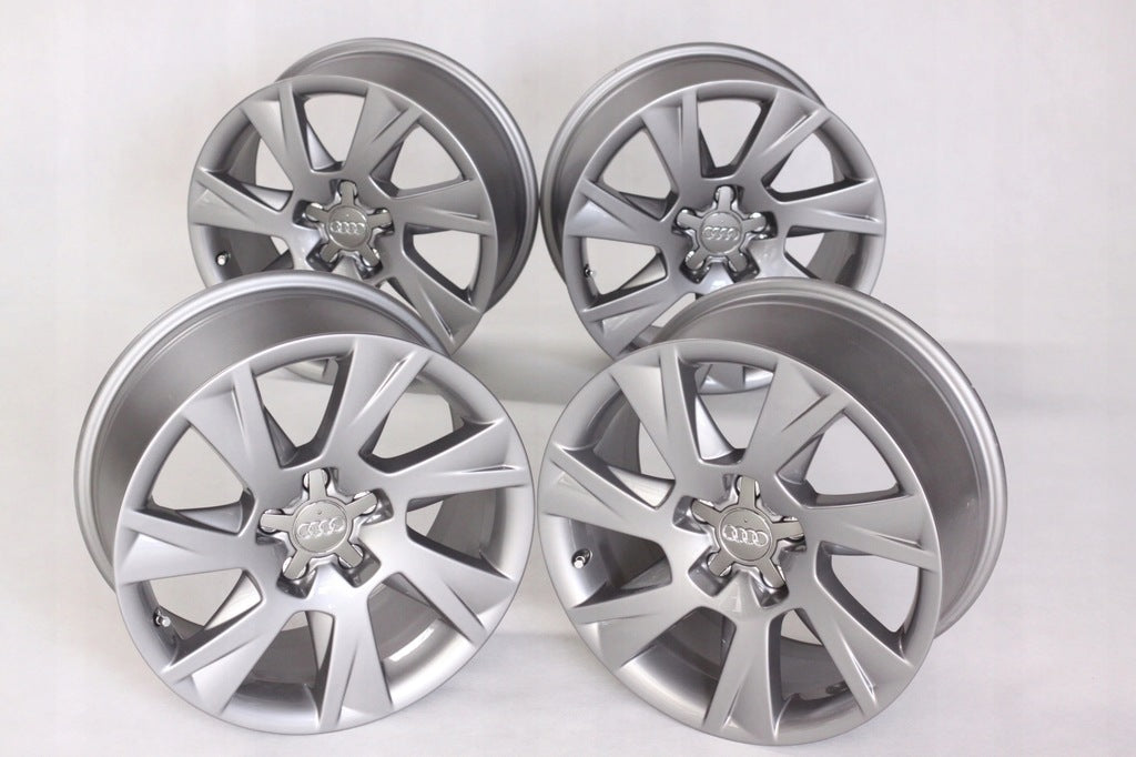 4x Alufelge 17 Zoll 7.5" 5x112 28ET Glanz Grau Audi A5 Rim Wheel FEL8450161189we