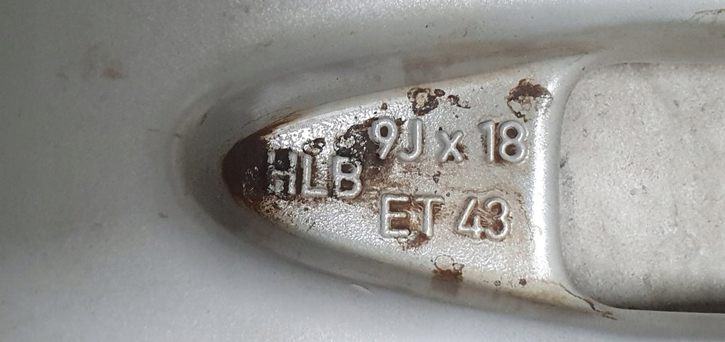 1x Alufelge 18 Zoll 9.0" 5x130 43ET 98736213800 Porsche Boxster 987 Rim Wheel FEL9228796873bc