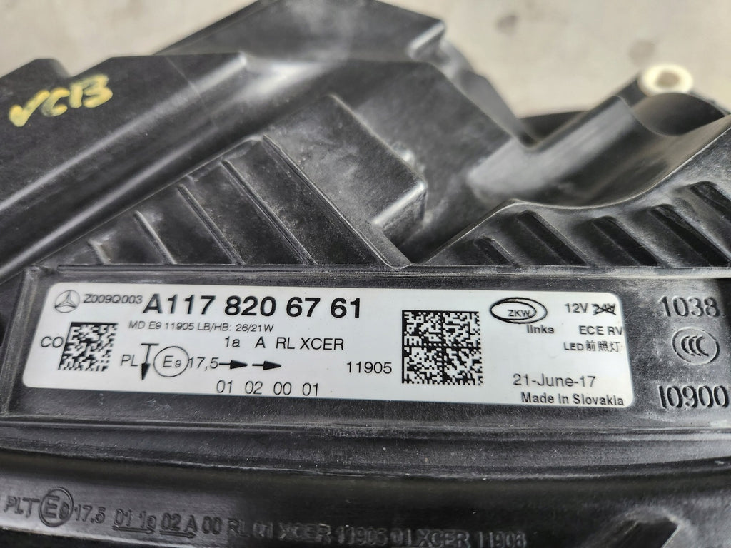 Frontscheinwerfer Mercedes-Benz Cla A1178206761 Links Scheinwerfer Headlight SCH8411805333pr