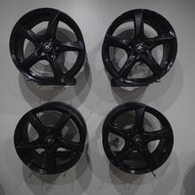 Laden Sie das Bild in den Galerie-Viewer, 4x Alufelge 17 Zoll 7.0" 5x112 35ET Glanz Schwarz KBA50461 Audi B8 Rim Wheel FEL8654045465bh