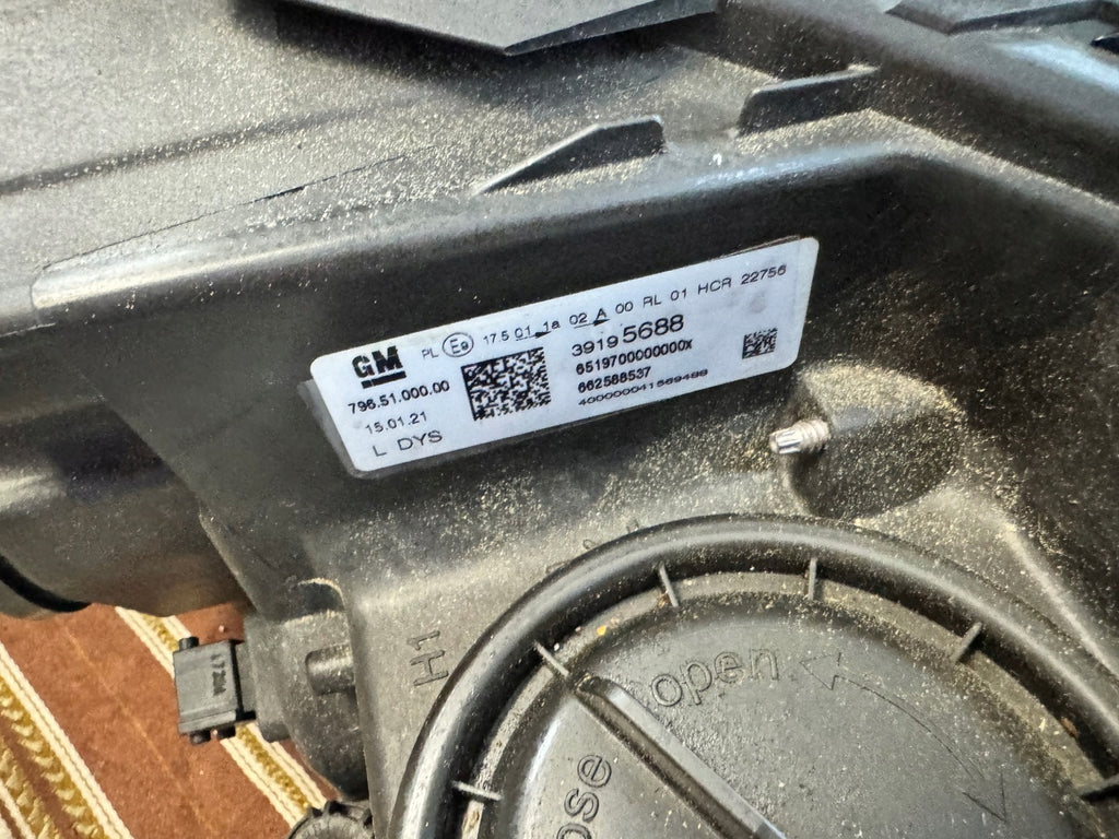 Frontscheinwerfer Opel Astra 39195688 Full LED Links Scheinwerfer Headlight SCH1416547321gl