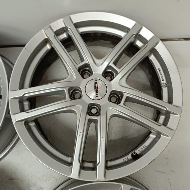4x Alufelge 17 Zoll 6.5" 5x112 48 5ET Glanz Silber Audi I Rim Wheel FEL6914740619vf