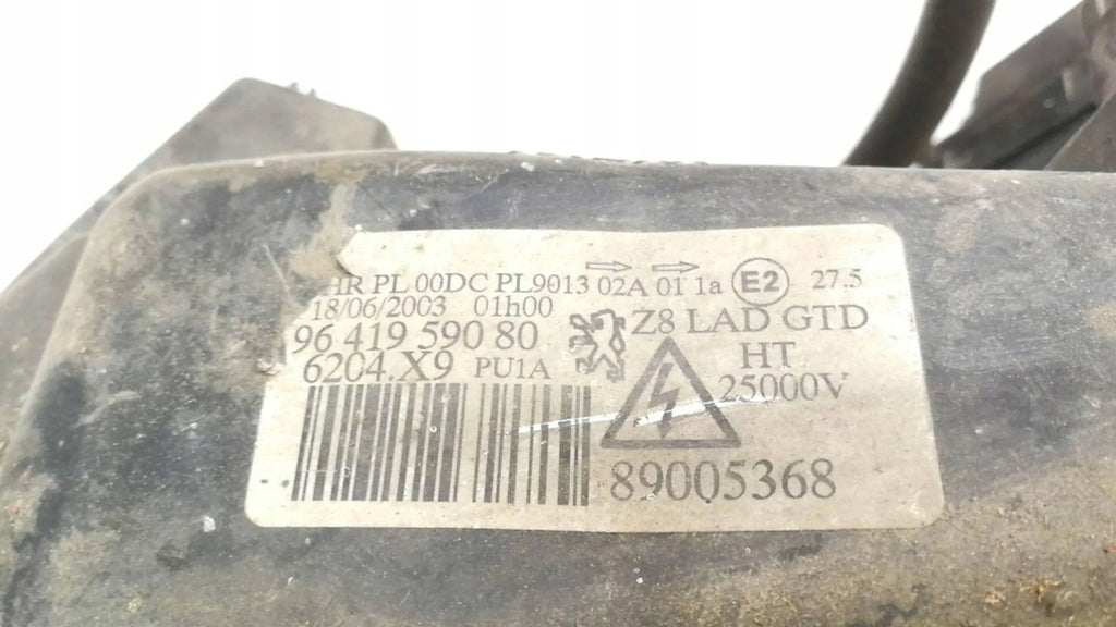 Frontscheinwerfer Peugeot 607 9641959080 Links Scheinwerfer Headlight SCH2801354306kk