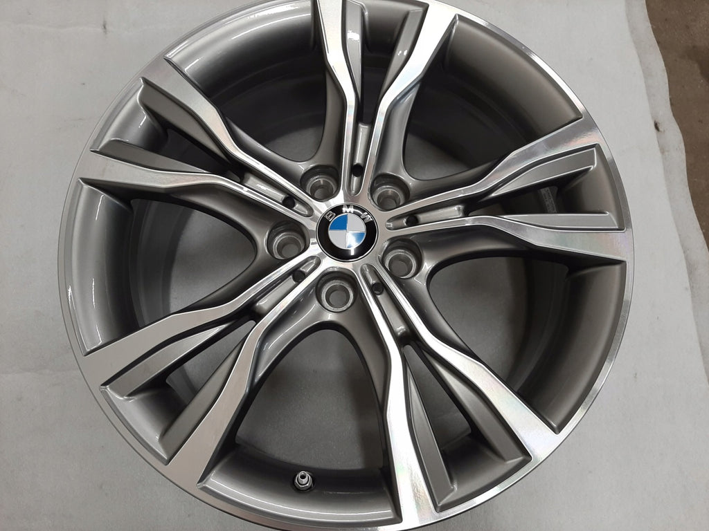 1x Alufelge 18 Zoll 8.0" 5x112 57ET Glanz 6855093 BMW 2 F45 F46 Rim Wheel FEL6623245384yv