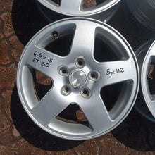 Laden Sie das Bild in den Galerie-Viewer, 4x Alufelge 15 Zoll 6.5" 5x112 Rim Wheel FEL1264073727ao