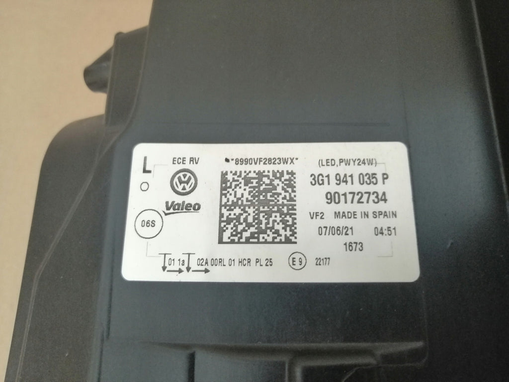 Frontscheinwerfer VW Passat B8 3G1941035P LED Links Scheinwerfer Headlight SCH5049899321cv