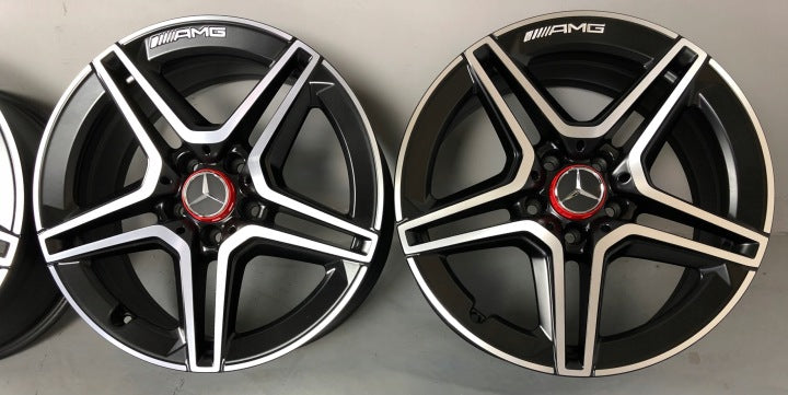 4x Alufelge 18 Zoll 7.5" 5x112 44ET A2054019500 Mercedes-Benz Amg Rim Wheel FEL3031212753ey