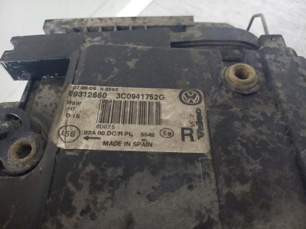 Frontscheinwerfer VW Passat 3C0941752G Rechts Scheinwerfer Headlight SCH2963425335qk
