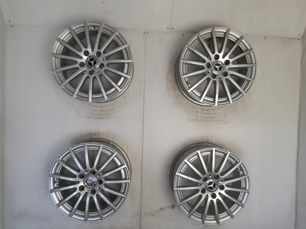 1x Alufelge 16 Zoll 6.5" 5x112 38ET Glanz Silber A2054012502 Mercedes-Benz FEL9393154138fm