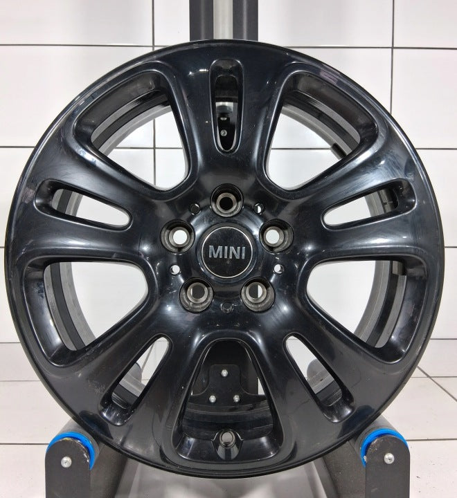 1x Alufelge 17 Zoll 5.5" 5x120 45ET Glanz Schwarz 6855119 Mini F56 F55 Rim Wheel FEL2833165942sd