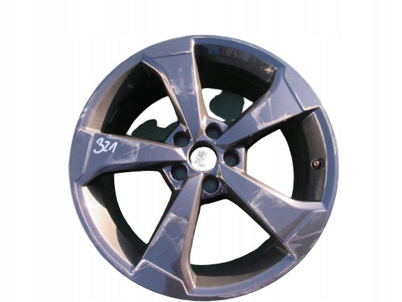 1x Alufelge 19 Zoll 8.0" 5x112 49ET Glanz Schwarz 8V0601025 Audi A3 Rim Wheel FEL3416788080jl