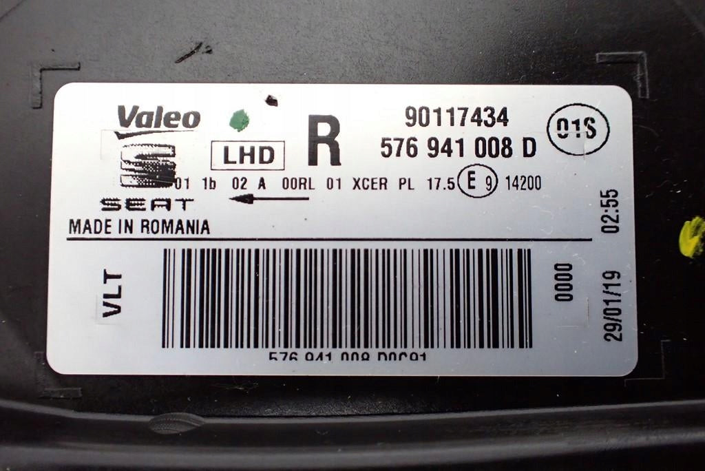 Frontscheinwerfer Seat Ateca 576941008D 7P5941591AD LED Rechts Headlight