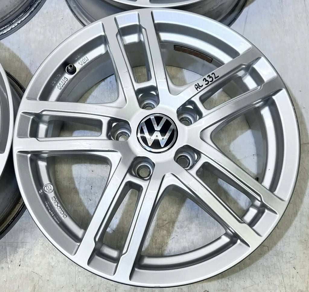 4x Alufelge 16 Zoll 6.5" 5x112 41ET Graphit Rim Wheel FEL9909754045el