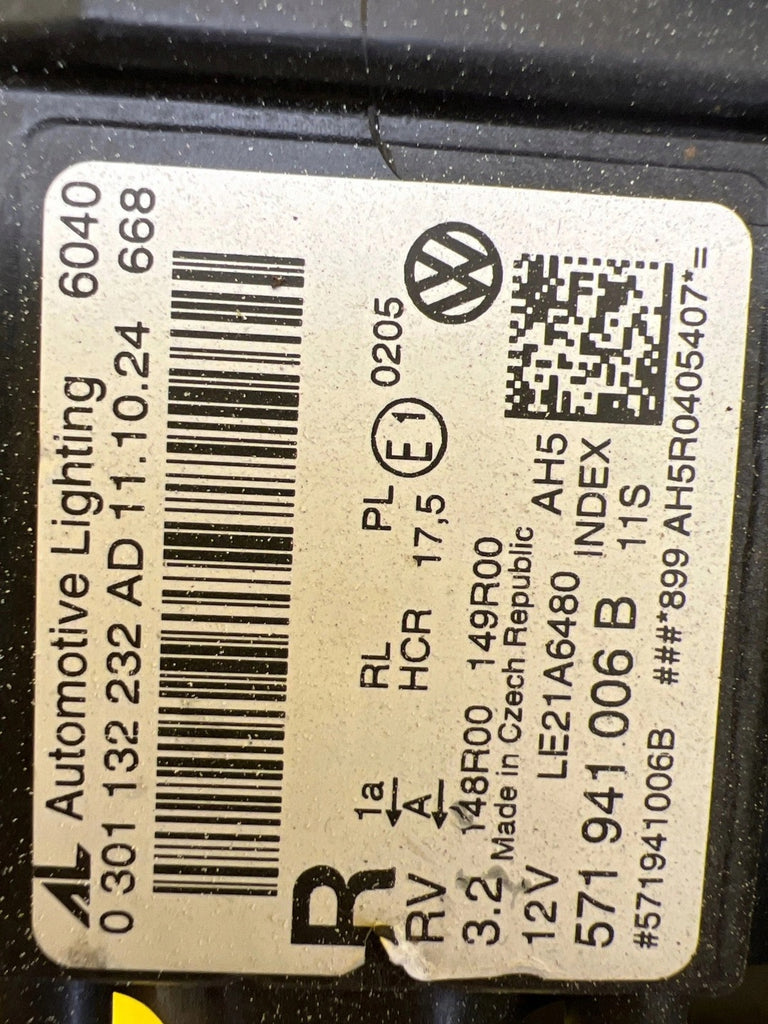 Frontscheinwerfer VW Tiguan 571941006B LED Rechts Scheinwerfer Headlight