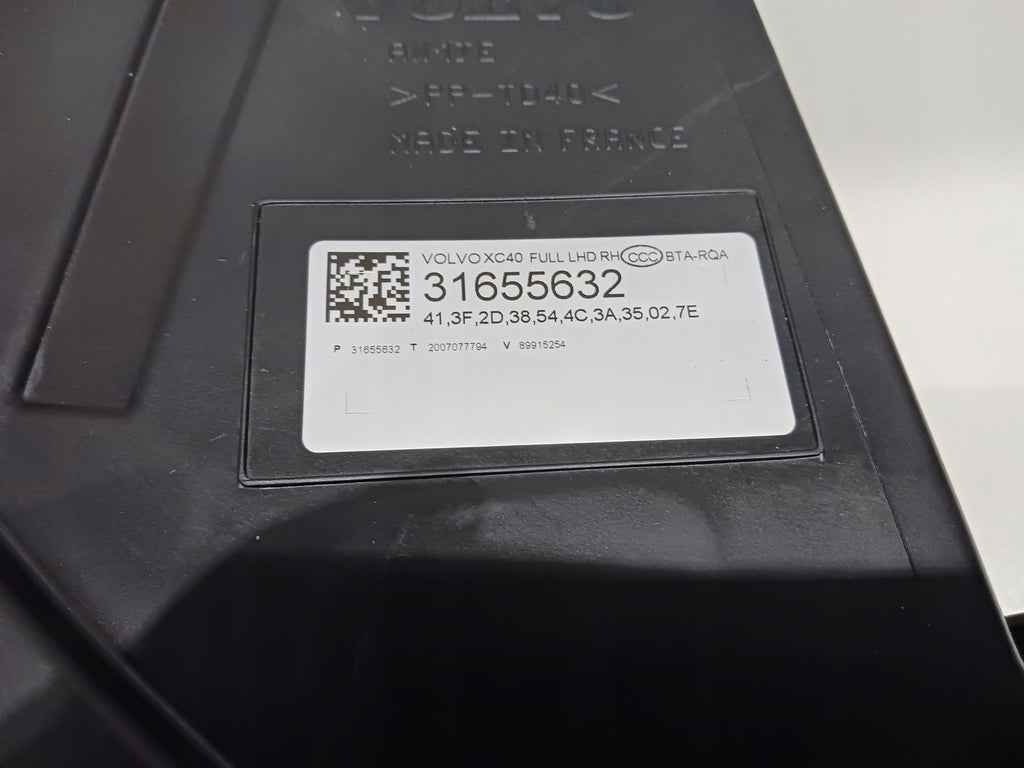 Frontscheinwerfer Volvo Xc40 31655632 Full LED Rechts Scheinwerfer Headlight SCH7625333702bw
