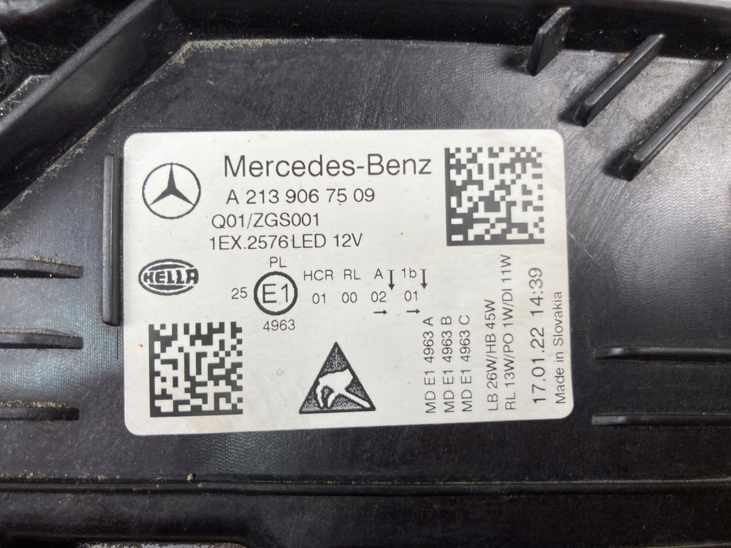 Frontscheinwerfer Mercedes-Benz W213 A2139067509 LED Links Headlight SCH2634572396dt