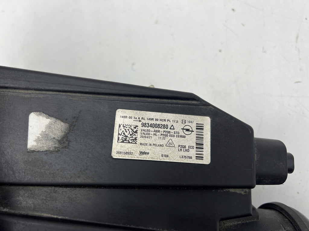 Frontscheinwerfer Opel Mokka 9834008280 LED Links Scheinwerfer Headlight SCH5844172002wj