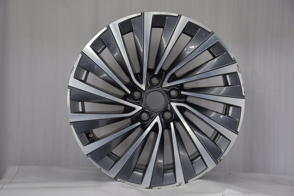 1x Alufelge 18 Zoll 8.0" 5x112 44ET Glanz Graphit 3P0601025F Mg Rim Wheel FEL7351759269jq