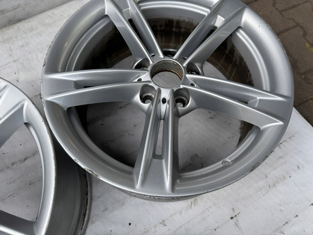 1x Alufelge 18 Zoll 8.0" 5x120 34ET Glanz Silber 6877135 BMW F30 Rim Wheel FEL3585189159er