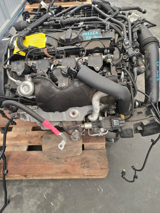 Motor BMW X3 G01 B48B 2.0 2018 Benzin Engine Komplett MOT5214702573bp